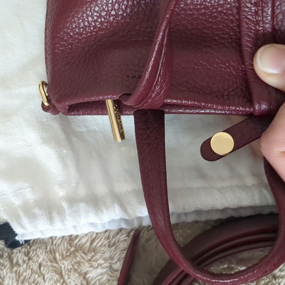 Cuyana Easy Phone Tote in Cherry - Picture 2 of 4